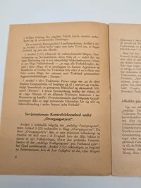 WWII Danish Propaganda Booklet 'Anti-Europa-Pagten' by Peder Nielsen