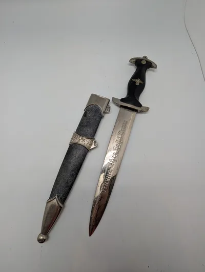 Tysk SS Dolk Model 1933 med Skede efterkrigs 
