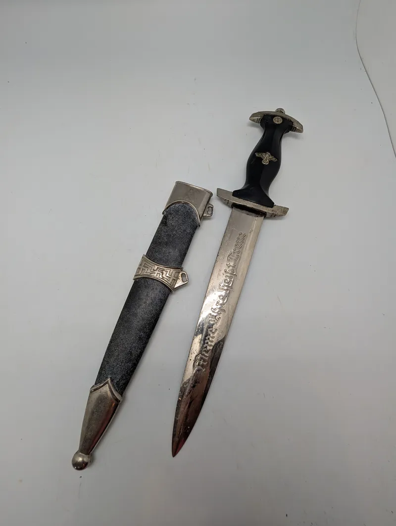 Tysk SS Dolk Model 1933 med Skede efterkrigs 