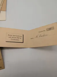 Samling af danske dokumenter fra 1940'erne og 1950'erne