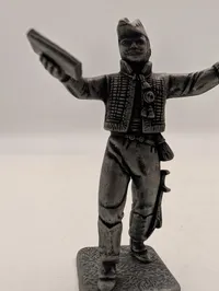 HVP Tinfigur af Napoleonsk Husar Officer