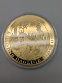 Dansk Erindringsmedalje Forgyldt  Kongens Daglige Rideture