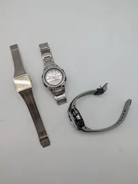 Lot of Three Men's Wristwatches including Seiko and Casio
