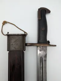 U.S. M1 Bayonet by Utica Cutlery with Danish HTK Scabbard