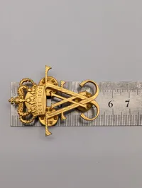 Dansk Kongeligt Monogram Pin - Frederik X Rex