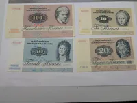 Danmarks Nationalbank, Serie 1972, sæt med 10, 20, 50 og 100 kroner