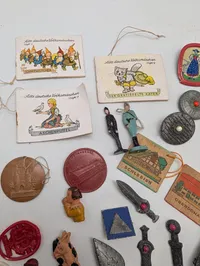 Vintage Winterhilfswerk (WHW) Donation Tokens and Collectible Pins Lot