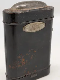 Daimon Contact lommelygte i sort metalhus Tysk WW2