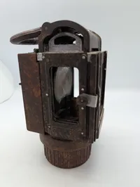 Tysk Bakelit Karbidlampe fra 2. Verdenskrig