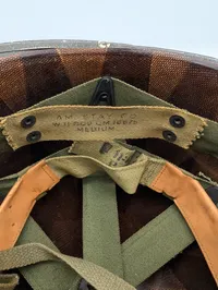 Amerikansk M1 MP Hjelm med Micarta Liner (1952)