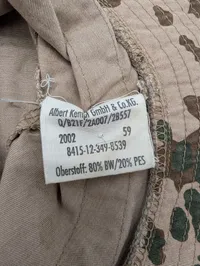 Albert Kempf GmbH Tysk Tropenhat i Wüstentarn Camouflage
