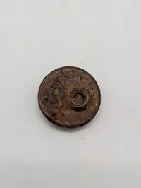 WW2 Tysk Tidlig Allgemeine-SS Dødningehoved knap til skråhue 