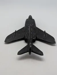 Vintage Støbt Metal Model af McDonnell Douglas F-4 Phantom II Jetfly, flykending 