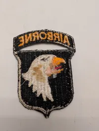 Amerikansk 101st Airborne Division 'Screaming Eagles' Skulderemblem ww2