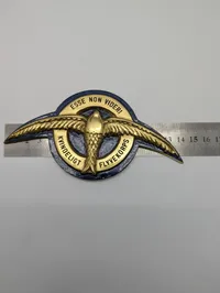 Kvindeligt Flyvekorps (KFK) Stort Emblem med Motto 'Esse Non Videri'