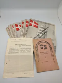 Danish Maritime Ephemera Collection with Den Alm. Danske Skibsførerforening ww2