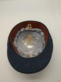Dansk Flyvevåben Officer Kasket med Broderet Emblem