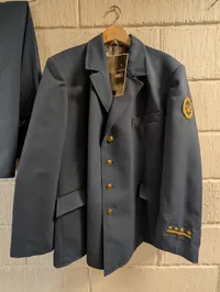 DDR Deutsche Post Uniform Sæt med Jakke og Bukser
