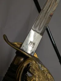 Prussian Model 1889 Infantry Officer's Sword with WR II Monogram