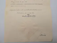 Dansk Fortjenstmedalje i sølv diplom, 1966, Gerda Margrethe Marie Søndergaard