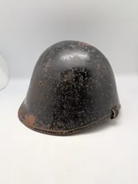 Dansk M/41 Stålhjelm med R.G. 1 Enhedsmærke
