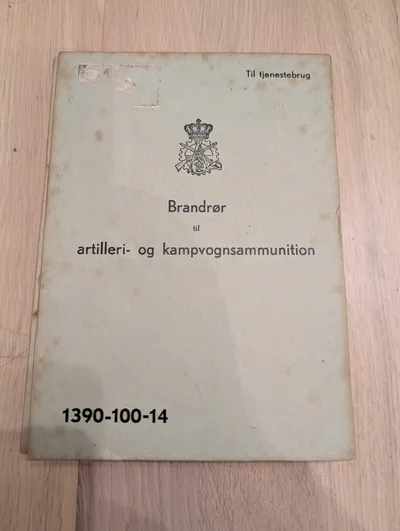 Dansk militær manual: Brandrør til artilleri- og kampvognsammunition