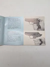 Walther PP Selbstlade-Pistolen Instruktionsmanual
