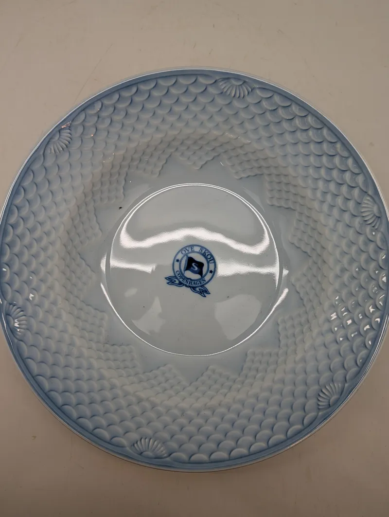 Bing & Grøndahl porcelænstallerken, Ove Skou Rederi