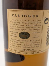 Talisker 10 Year Old Single Malt Scotch Whisky, 70cl