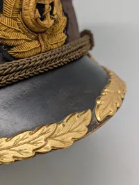 Sovjetisk Flådeofficers Kasket med Hammer og Segl Emblem