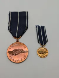 Finsk Fortjenstmedalje 1941-1945 med miniature