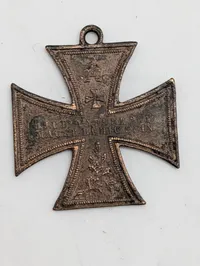 WWI German Iron Cross 2nd Class and Miniature Stickpin Medal Group