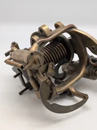 Antik Torpedo-styreapparat i messing, serienummer 5883 Stammer fra den Tyske U20 WW1 