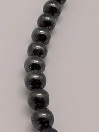Sterling Silver and Hematite Bead Necklace
