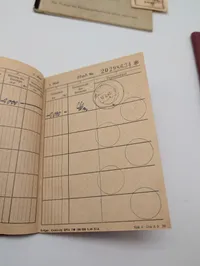 Samling af tyske dokumenter fra det 20. århundrede inkl. Kennkarte