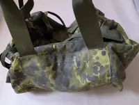 Danish Military M84 Camouflage Duffel Bag with Backpack Straps