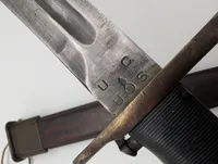 U.S. M1 Bayonet by Utica Cutlery with Danish HTK Scabbard