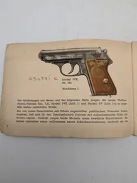 WW2  Walther Polizei-Pistolen Modeller PP og PPK Instruktionsmanual