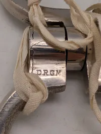 Tyske D.R.G.M. Håndjern med Original Nøgle WW2 