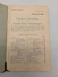 Rigspolitichefen, Udvalg af Billed-Bilag til Danske Politi Efterretninger, 1945