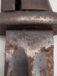 Tysk Mauser K98 Bajonet med Bakelitgreb