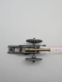 Napoleonsk modelkanon i messing og metal