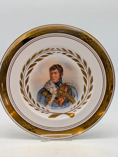 Bing & Grøndahl porcelænstallerken med portræt af Napoleon General