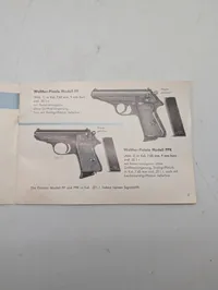 Walther PP Selbstlade-Pistolen Instruktionsmanual