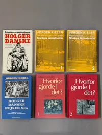 Collection of Six Danish World War II Resistance History Books
