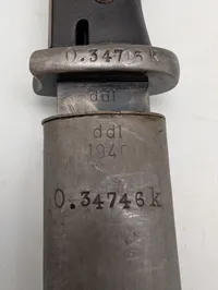 Tysk K98 Bajonet ddl 1940 med matchende skede Ostsee mærket nummerens 