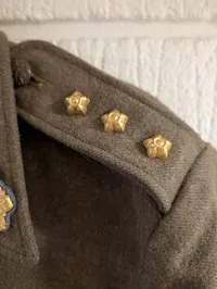 Dansk Militær M/44 Feltjakke med  Distinktioner