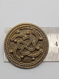 Köln-Müngersdorf Goldanhänger Frankish Tysk WHW WW2 Brooch