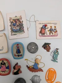 Vintage German WHW Winterhilfswerk Donation Tokens and Fairy Tale Booklets