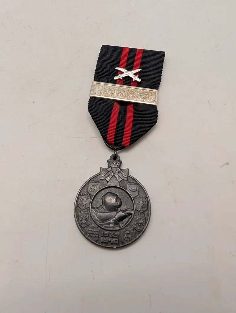 Finsk Vinterkrigsmedalje 1939-1940 med Tolvajärvi Spænde